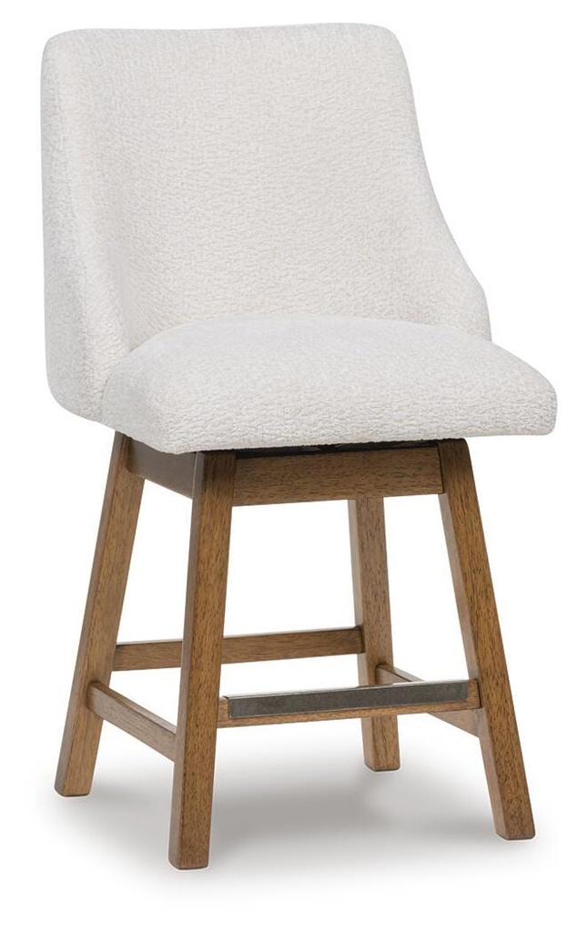 Cabalynn Upholstered Swivel Counter Height Stool view 1