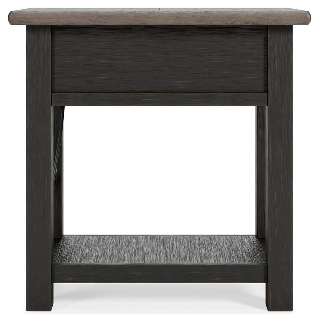 Tyler Creek Chairside End Table with USB Charging (Compact) view 1