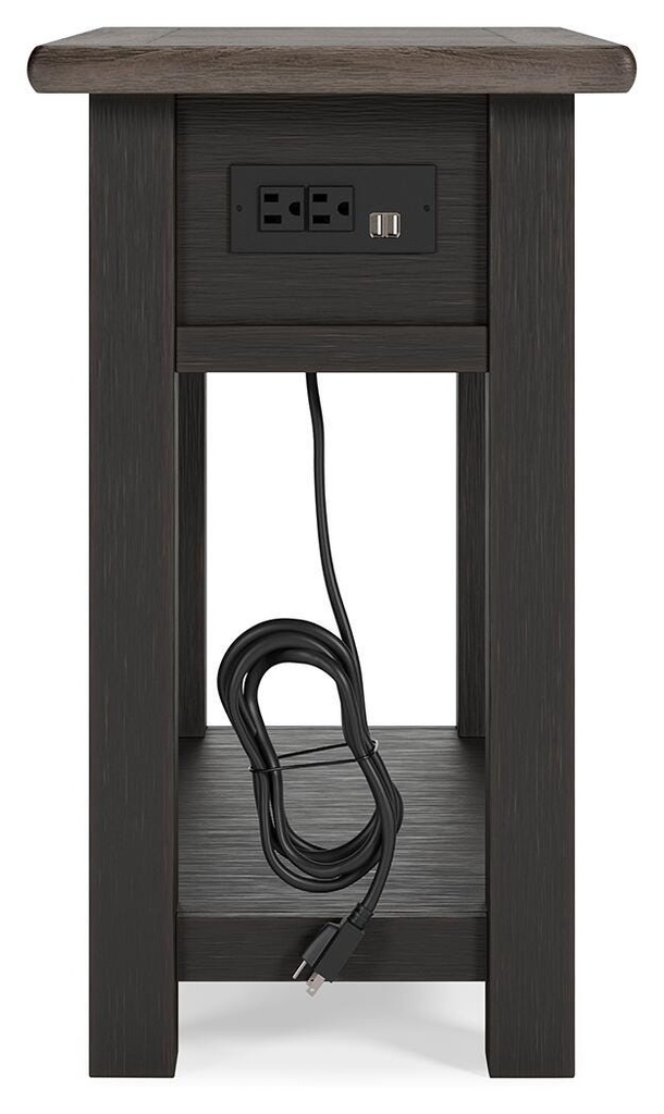 Tyler Creek Chairside End Table with USB Charging (Compact) view 2