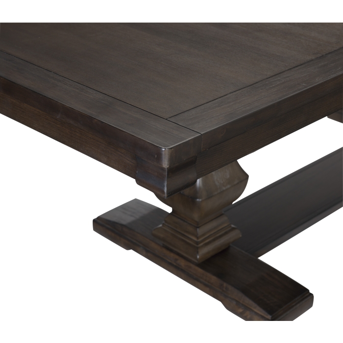 Southlake Espresso 6-Piece Extendable Dining Set with Bench view