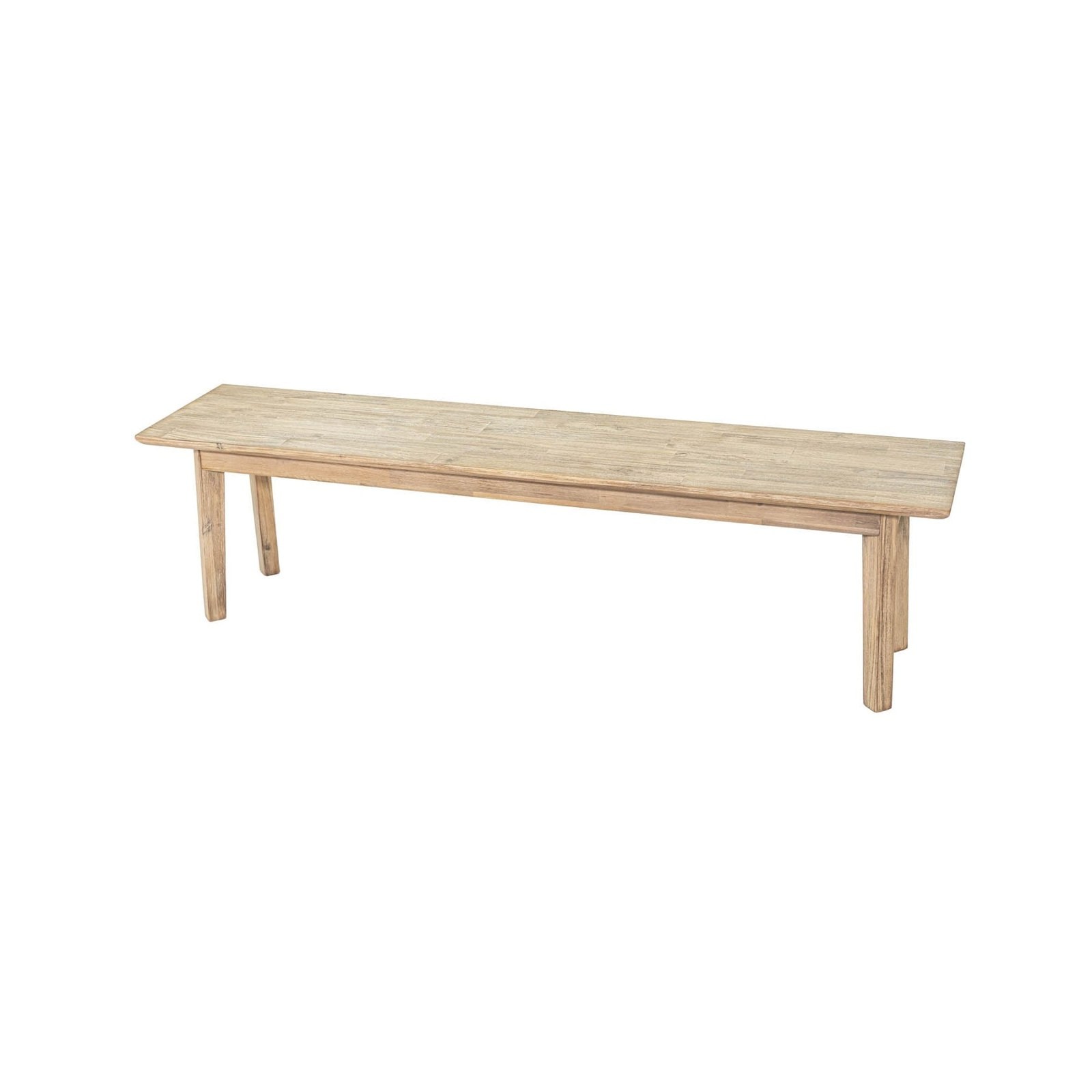 Crosshatch Wood Dining Bench 6