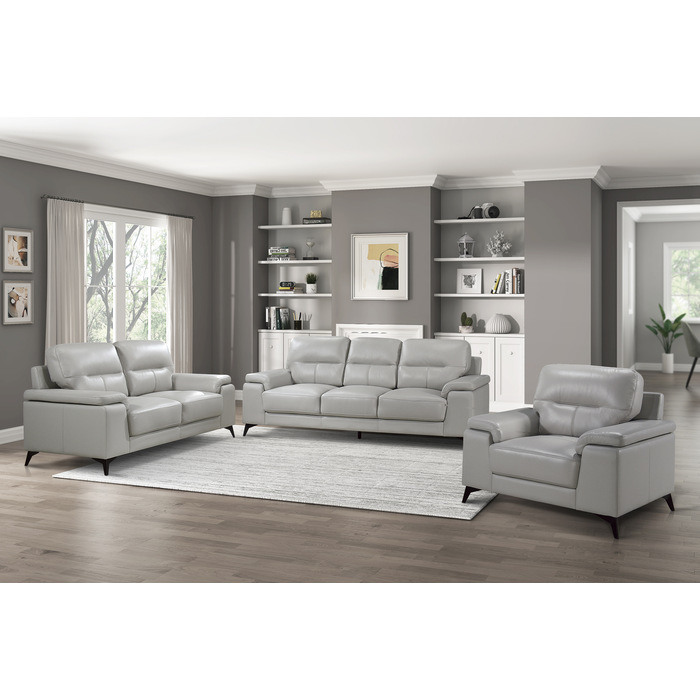 Mischa Leather Sofa 16