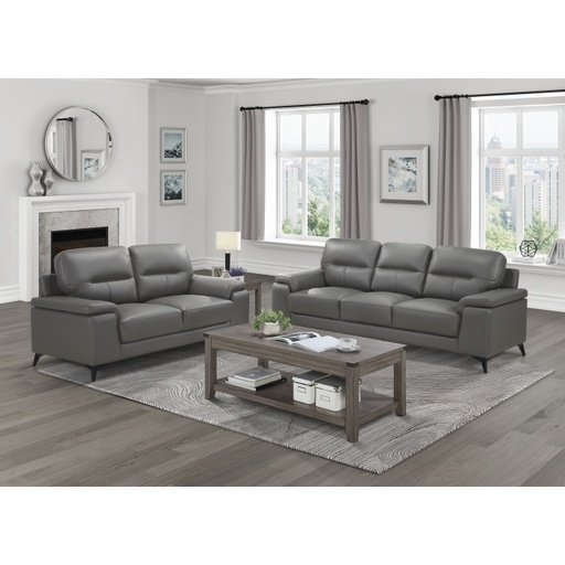 Mischa Leather Sofa 17