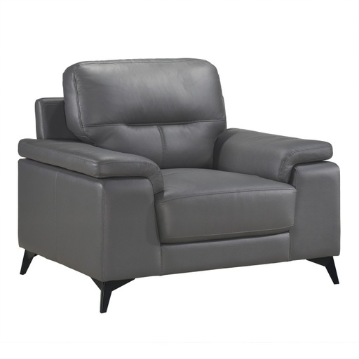 Mischa Leather Accent Chair 10