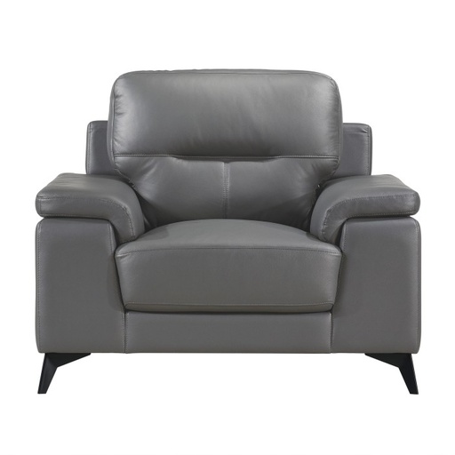 Mischa Leather Accent Chair 12