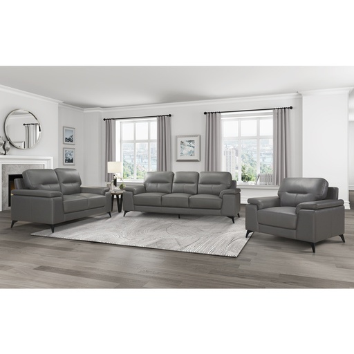 Mischa Leather Accent Chair 14