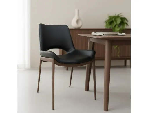 Icona Walnut Mid-Century Dining Chair 2
