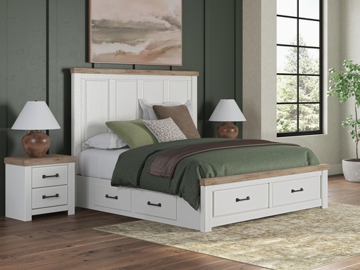 Savonport Panel Storage Bed 12