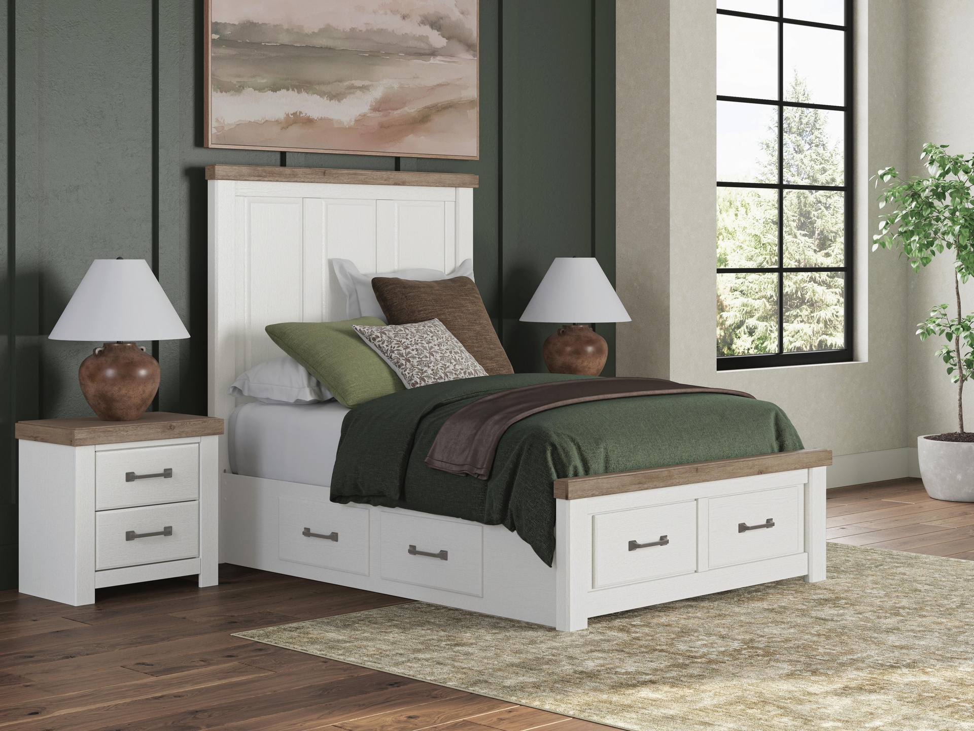 Savonport Panel Storage Bed 13