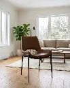 Icona Saddle Mid-Century Dining Chair view 3