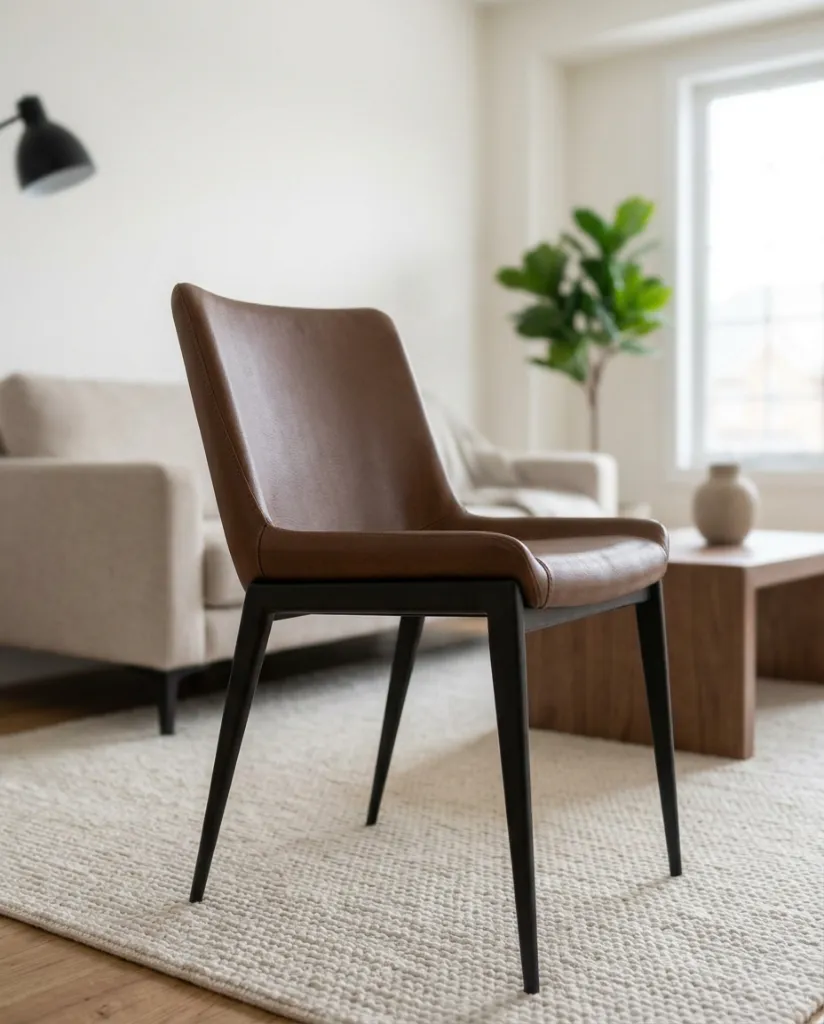 Icona Saddle Mid-Century Dining Chair view 4