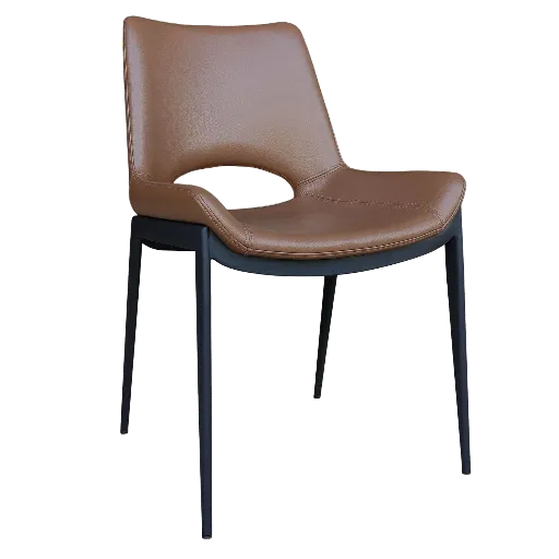Icona Saddle Mid-Century Dining Chair 7