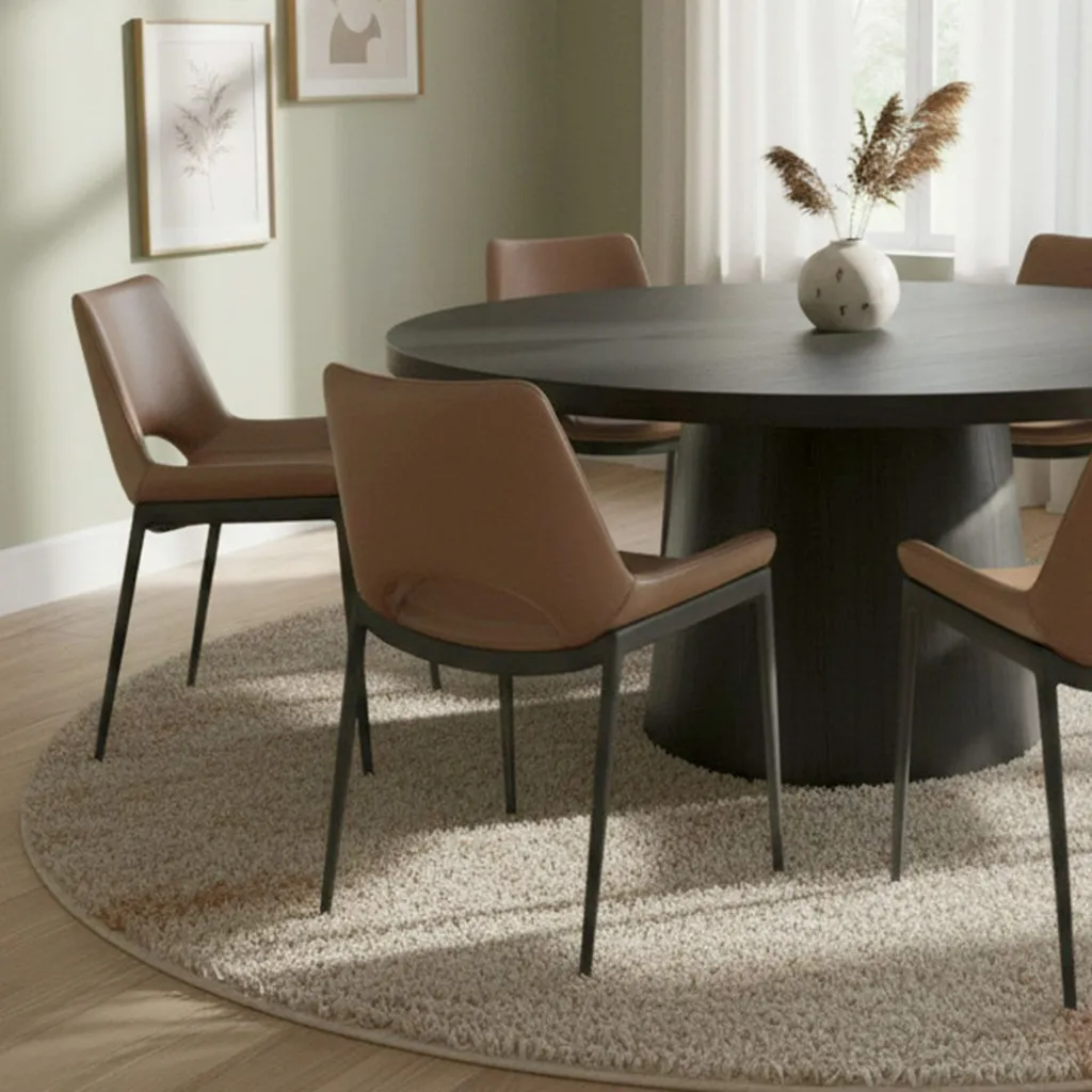 Icona Saddle Mid-Century Dining Chair view 7