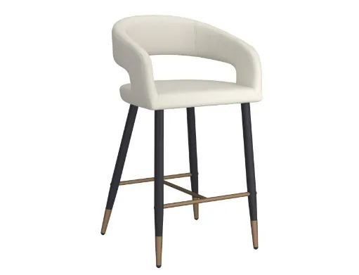 Crimson Counter Stool (Beige) 6