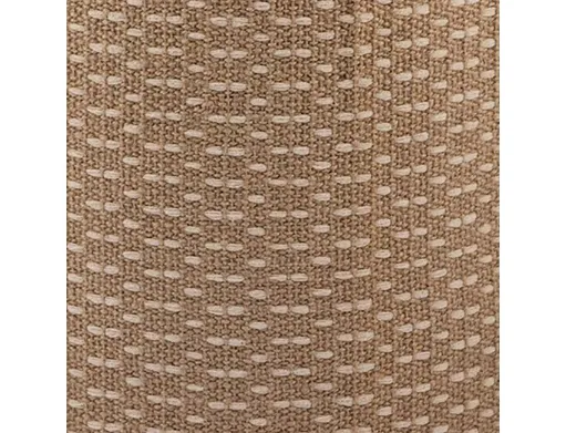 Fenna Round Jute Storage Ottoman (Camel) 3