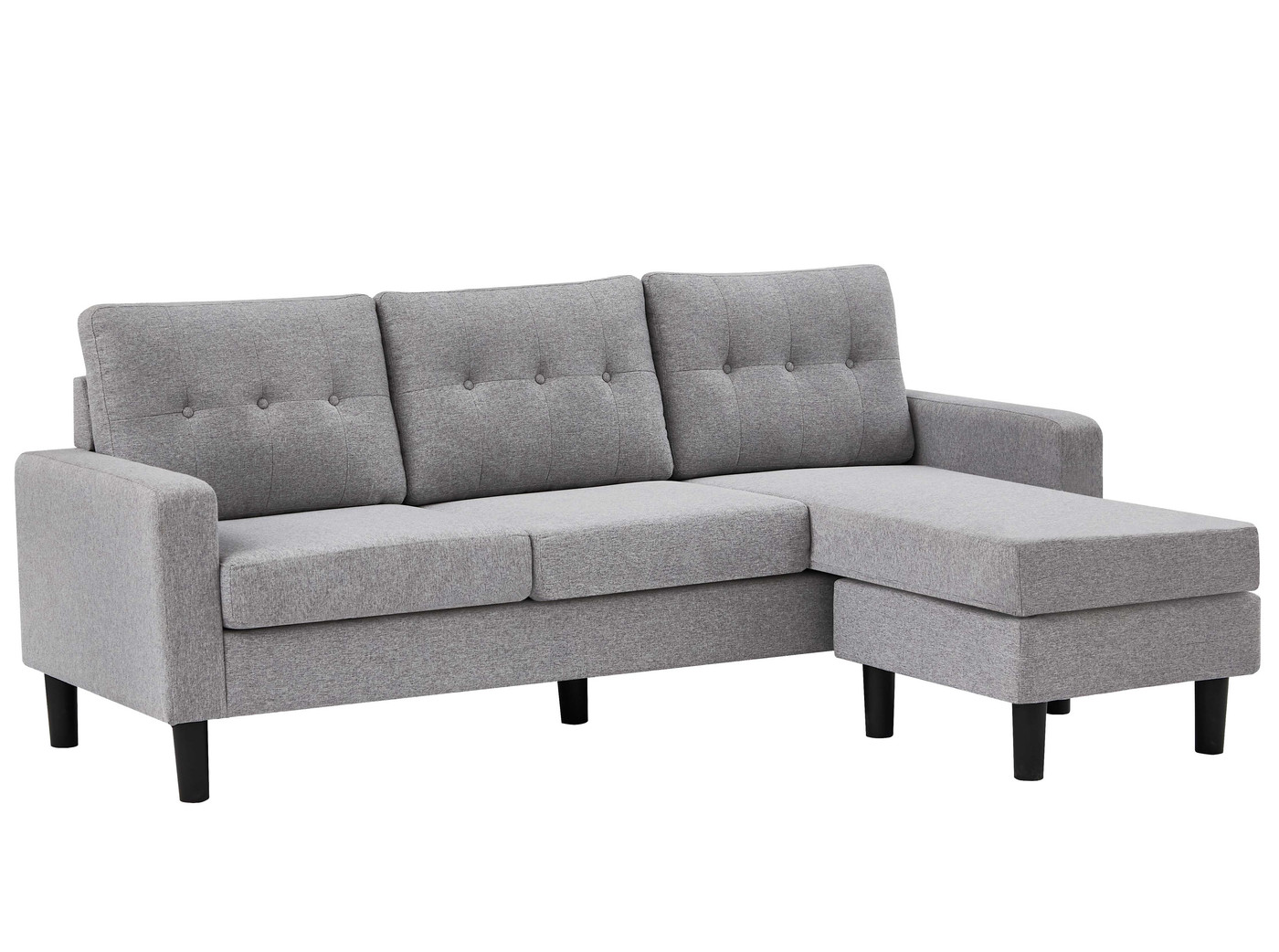 Tofino Box-Arm Sectional with Reversible Chaise 4