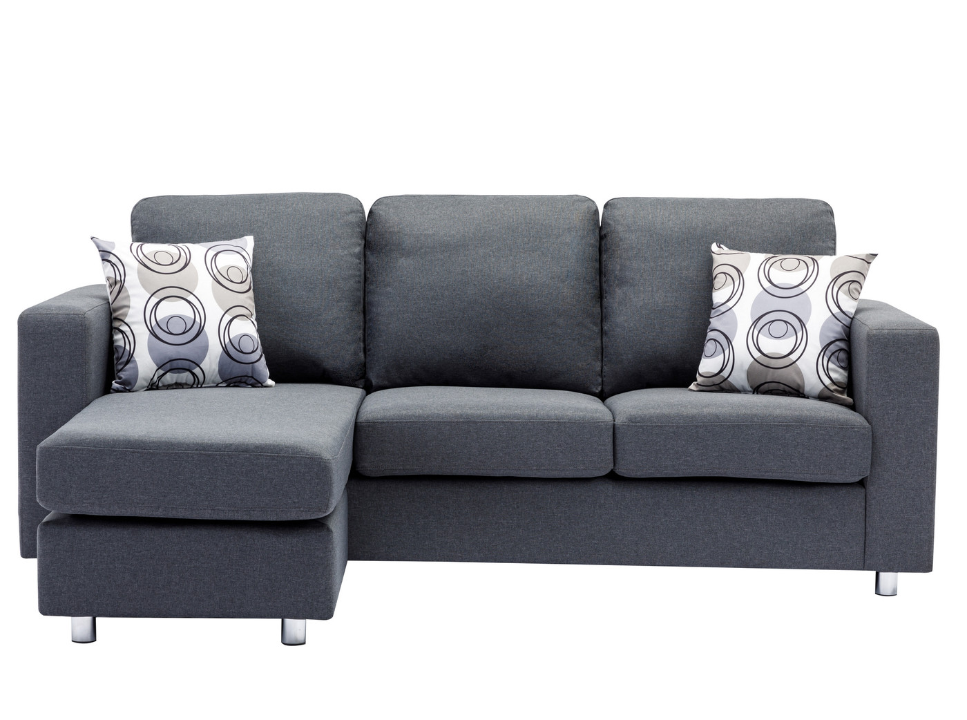 Jasper Reversible Chaise Sectional (Grey) 5