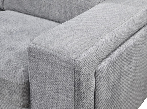 Whistler Adjustable-Headrest Sofa Bed Sectional (Grey) 4