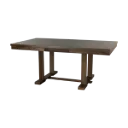 Dining Table w/Butrfly Light Rustic Ash