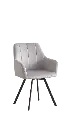 Verona Contemporary Dining Chair (Charcoal)