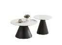 Astoria Minimalist Round Nesting Coffee Table Set