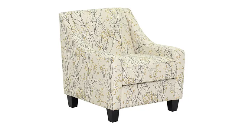 [1225-30] Langtang-Yukon Modern Accent Armchair (Curry)
