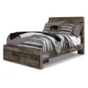 Derekson Panel Bed with Footboard Storage