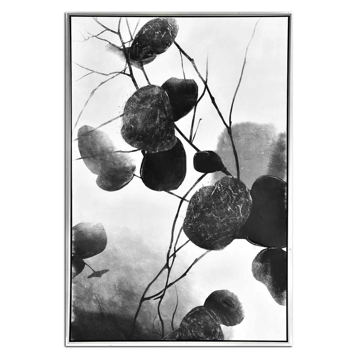 Sariah Black Framed Canvas Wall Art A (32inx48in) 3