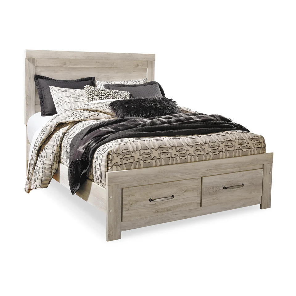 Bellaby Platform Bed with 2 Storage Drawers (Queen)