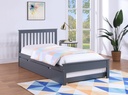 Ghandruk Mission-Style Solid Wood Single Bed Frame