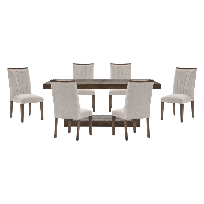 Brookings 7 Piece Extendable Dining Set 14