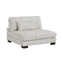 Modular Sectional Bundle: Beige Microfibre