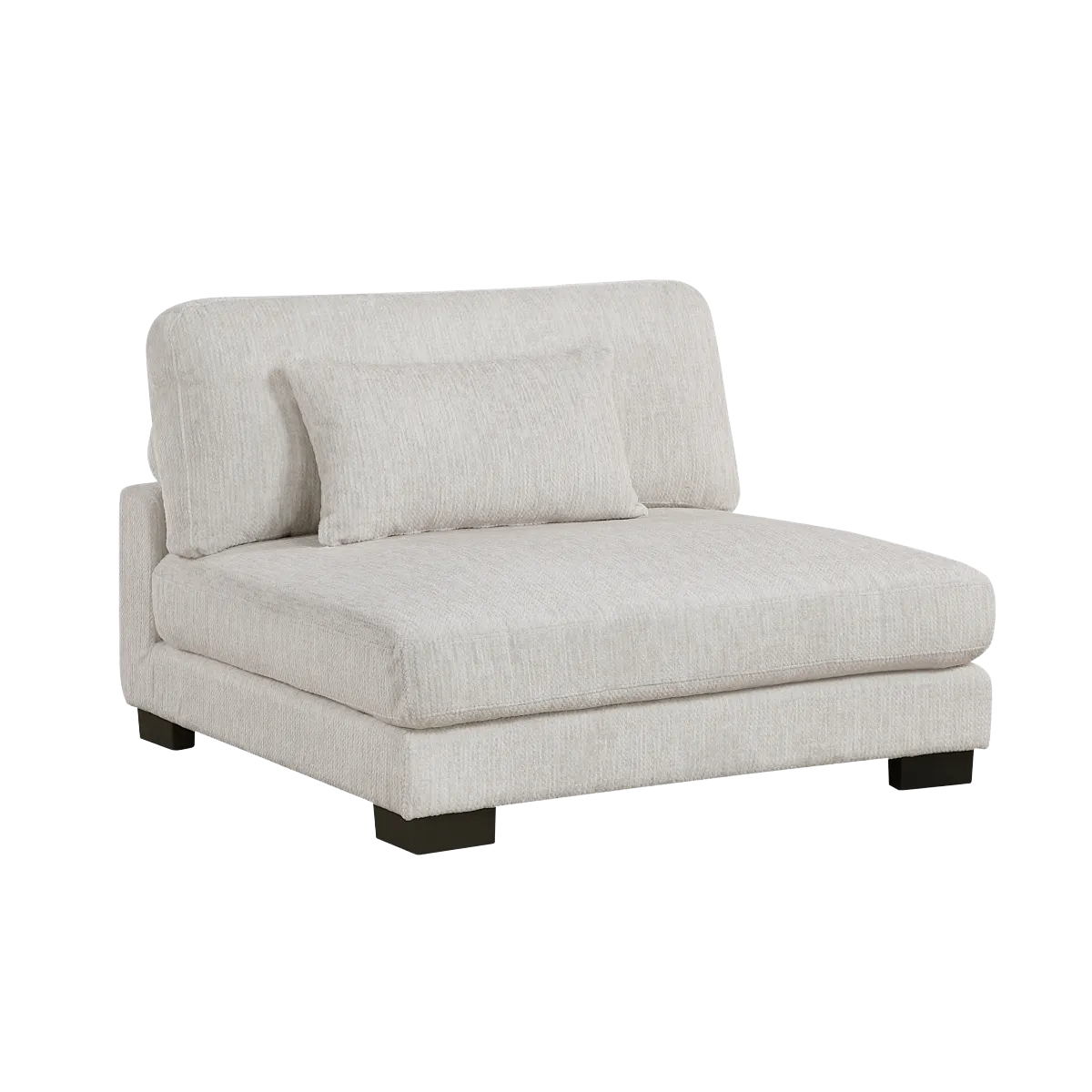 Modular Sectional Bundle: Beige Microfibre 4