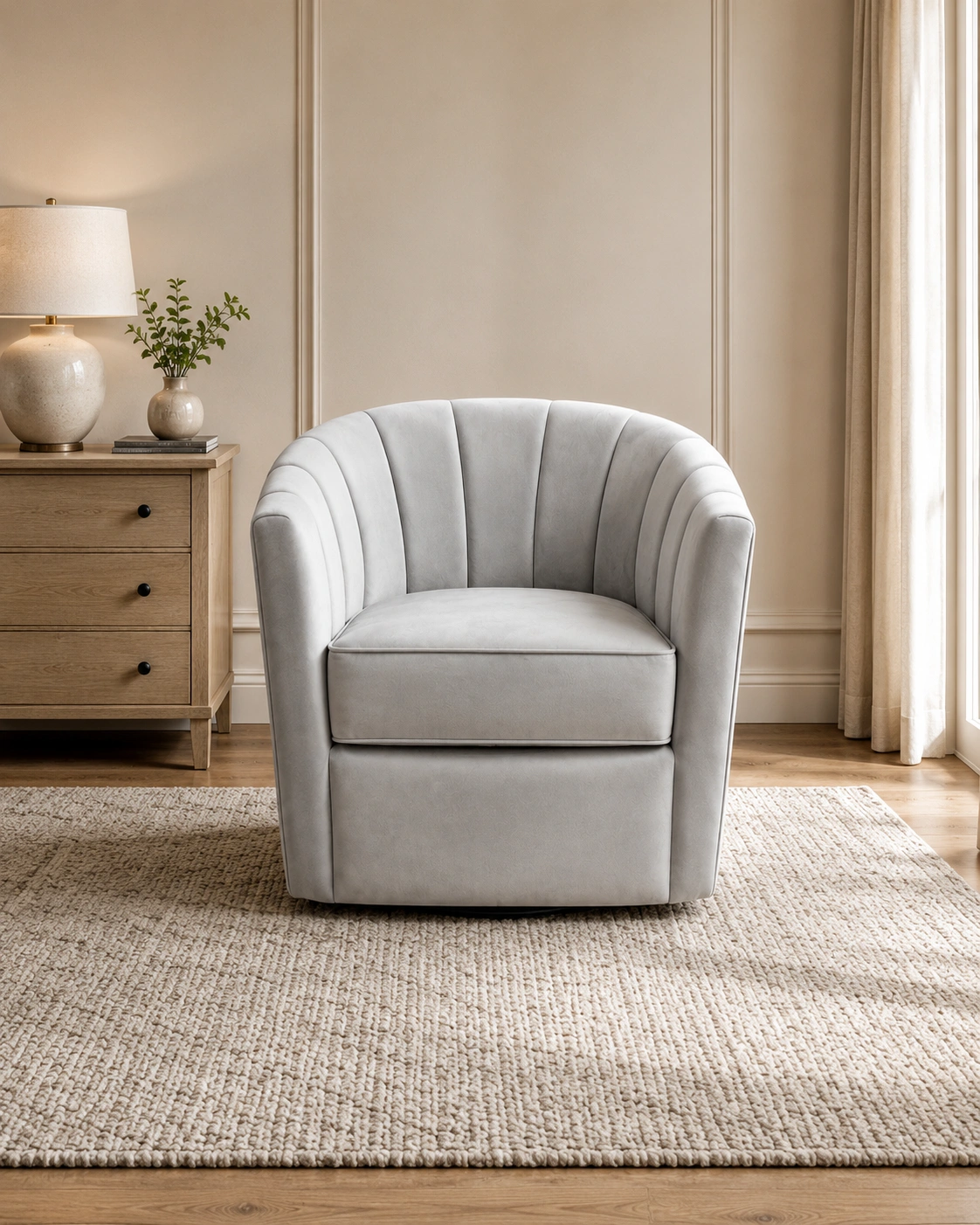 Monroe 33" Custom Swivel Accent Chair