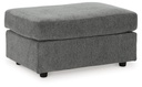 Stairatt Grey Chenille Ottoman