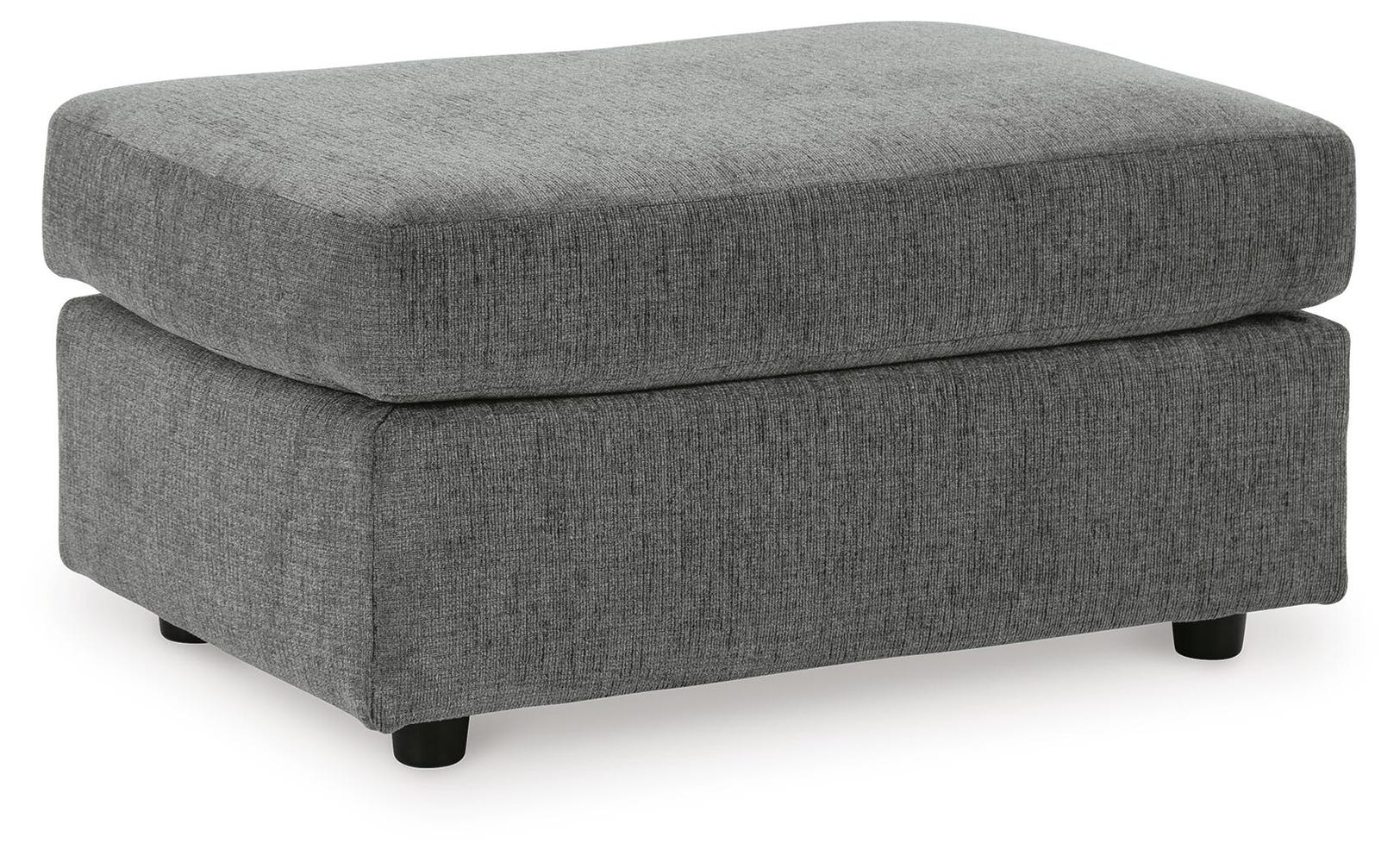 Stairatt Grey Chenille Ottoman 6
