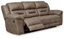 Stoneland Leatherette Manual Reclining Sofa