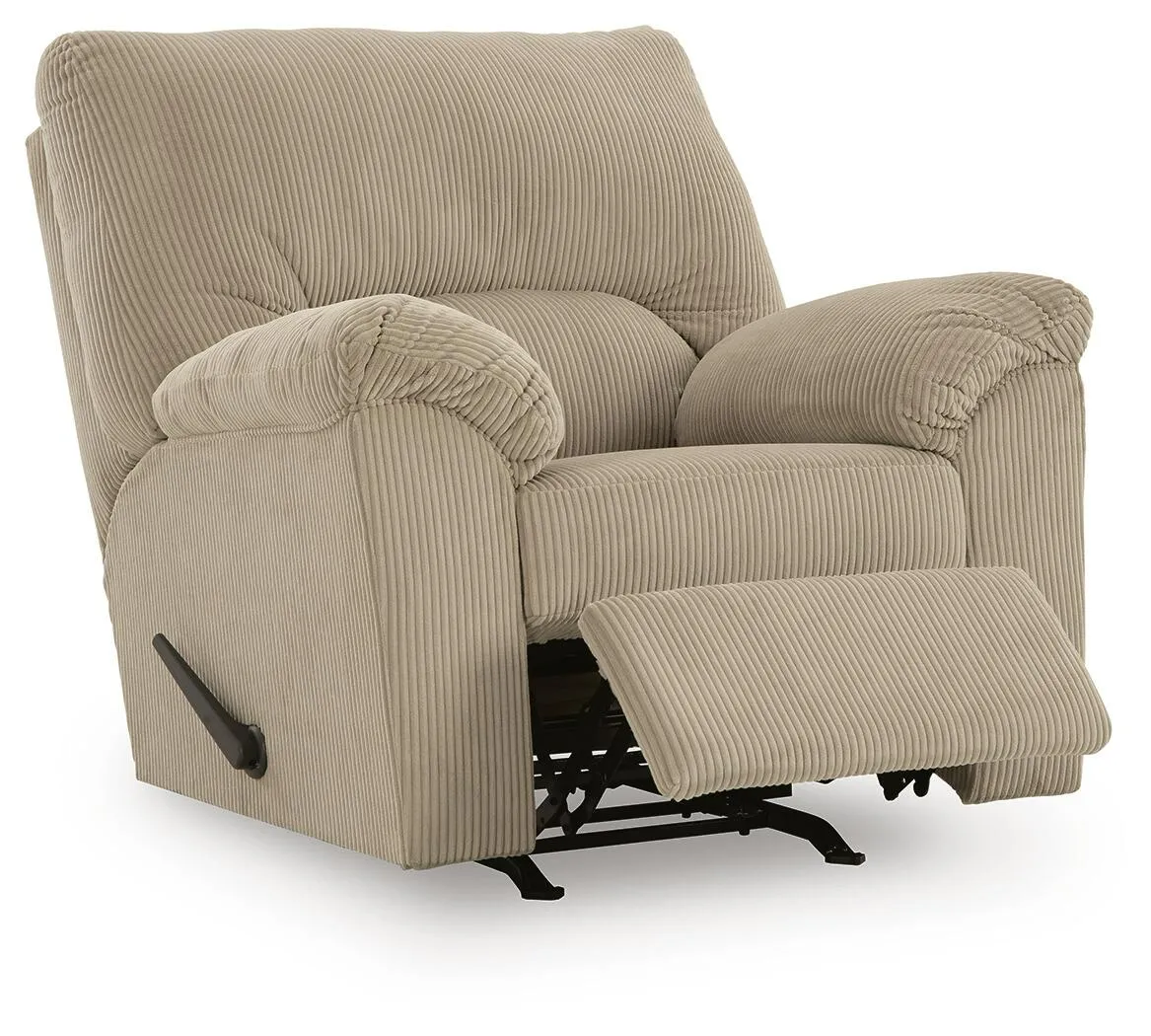 Soren Corduroy Manual Rocker Recliner 13