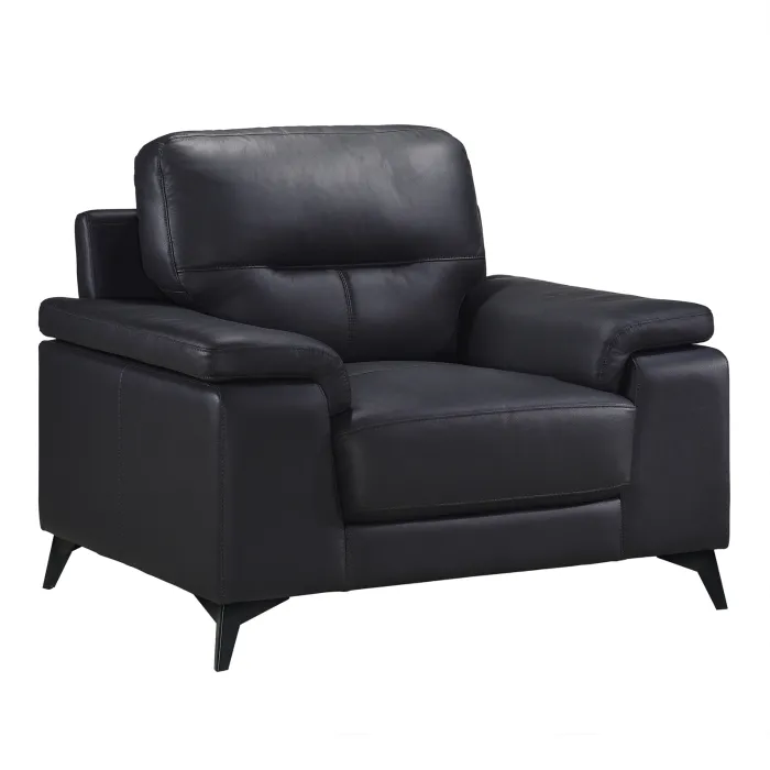 Nordic Comfort Leather Armchair