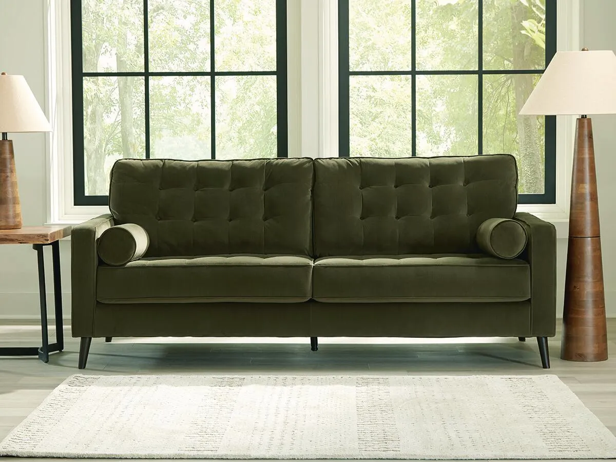 Reveon Lakes Velvet Sofa with Button Tufting 6
