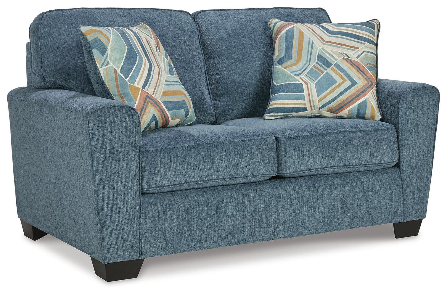 Cashton Loveseat with Crosshatched Upholstery 8