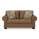 Carianna Leather Loveseat