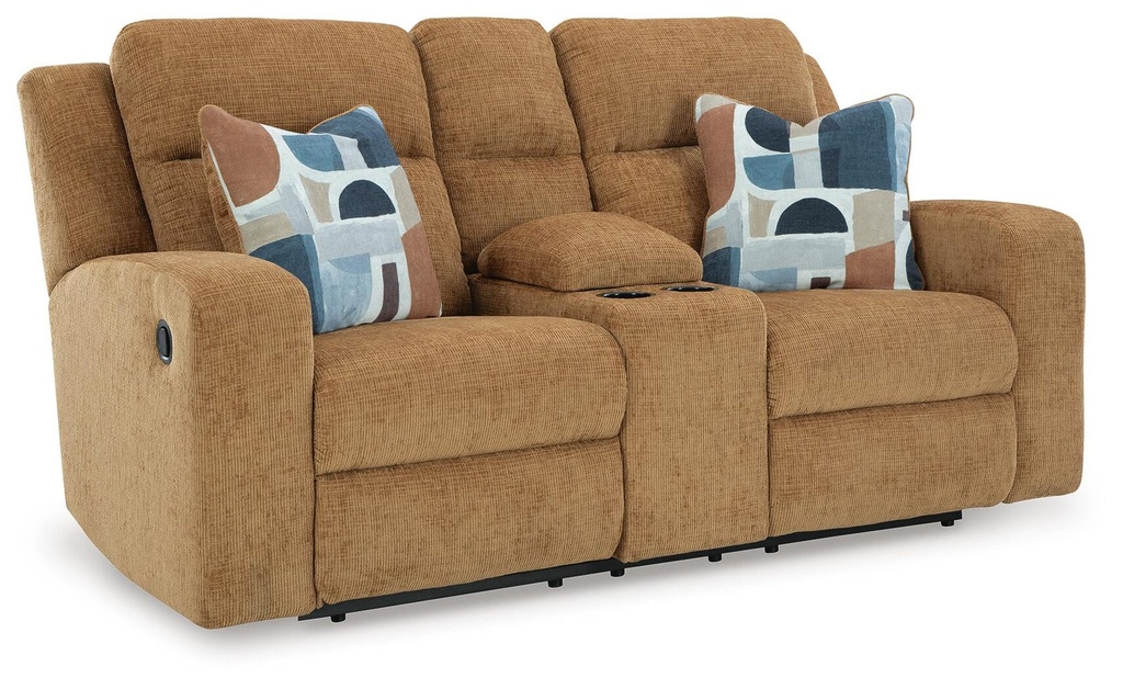 [3860594] Kanlow DBL Rec Loveseat w/Console