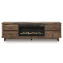 Zadilyn 72" TV Stand with Electric Fireplace
