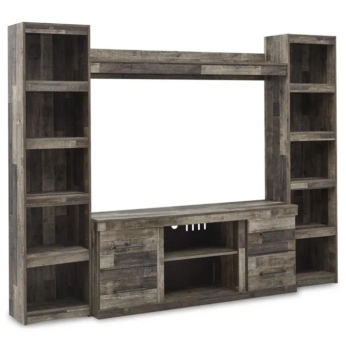 Derekson 4-Piece Entertainment Center with 60" TV Stand