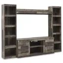 Derekson 4-Piece Entertainment Center with 60" TV Stand