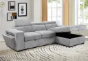 Nirvana Smart Fabric Sleeper Sectional (RHF)