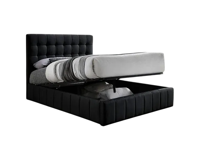 Dharara Channel-Tufted Storage Bed (KING)