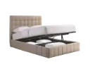 Dharara Channel-Tufted Storage Bed Cream (King)
