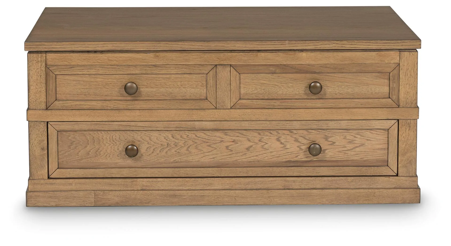 Sharlance Light Brown Lift-Top Coffee Table with Drawer and Casters 9